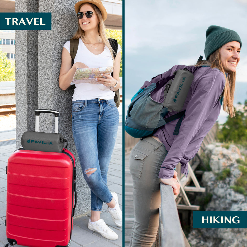 Compact Travel Blanket with Bag