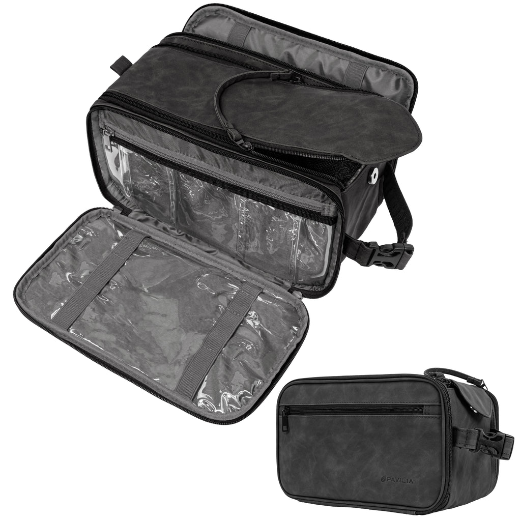Men's Deluxe Dopp Kit Toiletry Bag