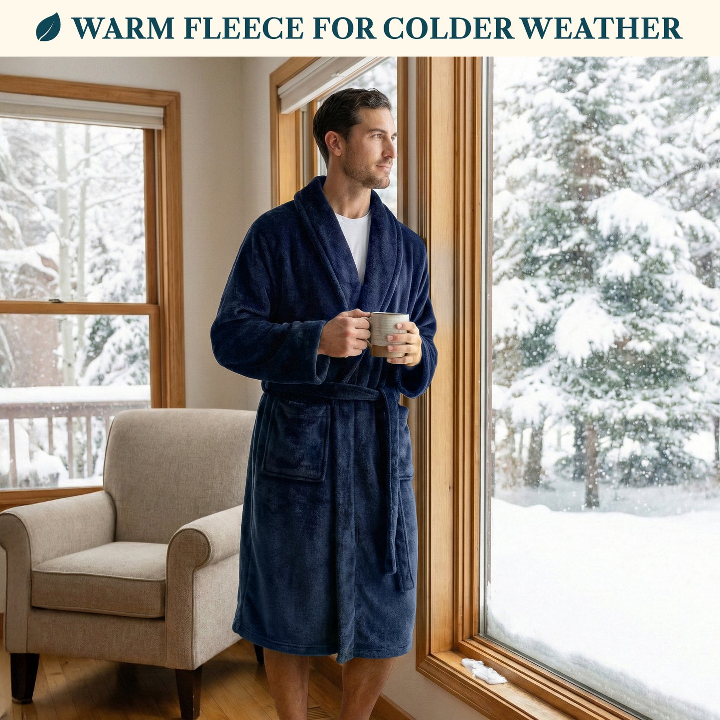 Men's Classic Fleece Robe