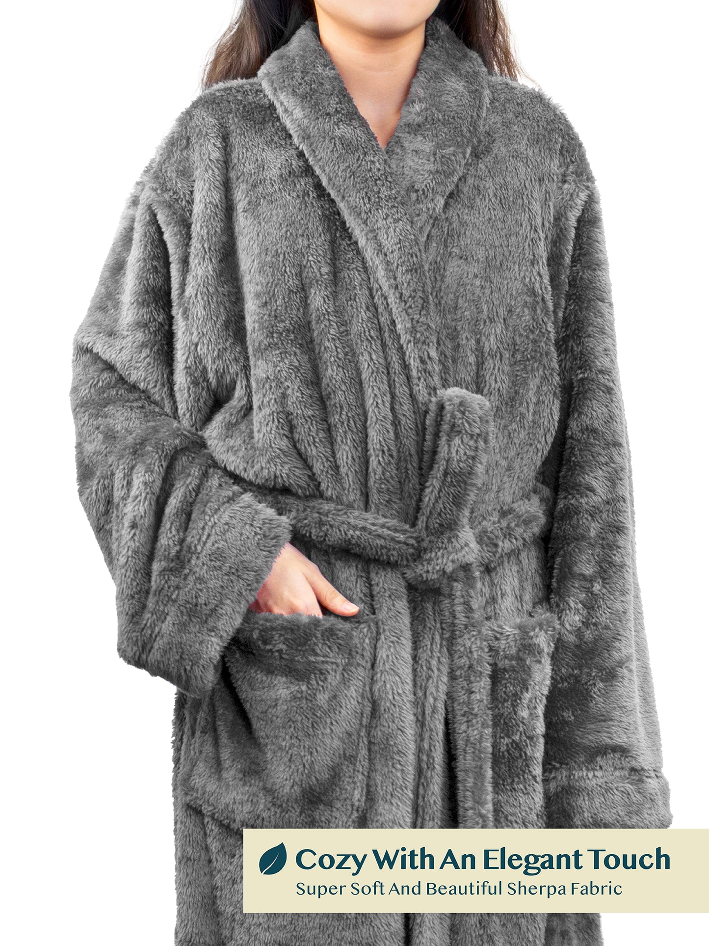Women's Sherpa Fluffy Robe