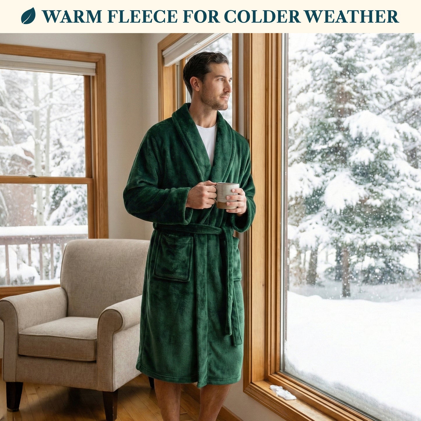 Men's Classic Fleece Robe