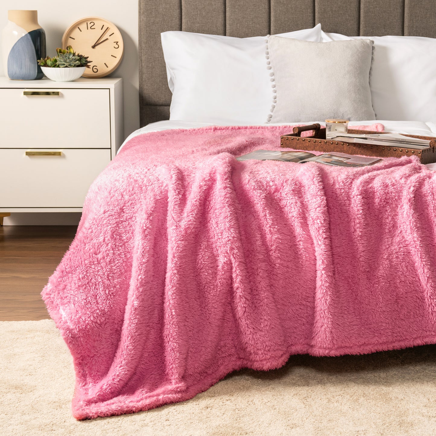 Plush Shaggy Sherpa Blanket