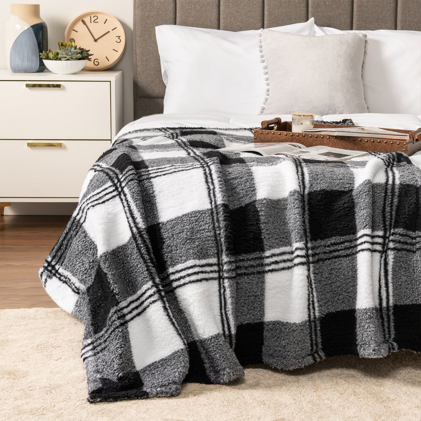 Plush Shaggy Sherpa Blanket