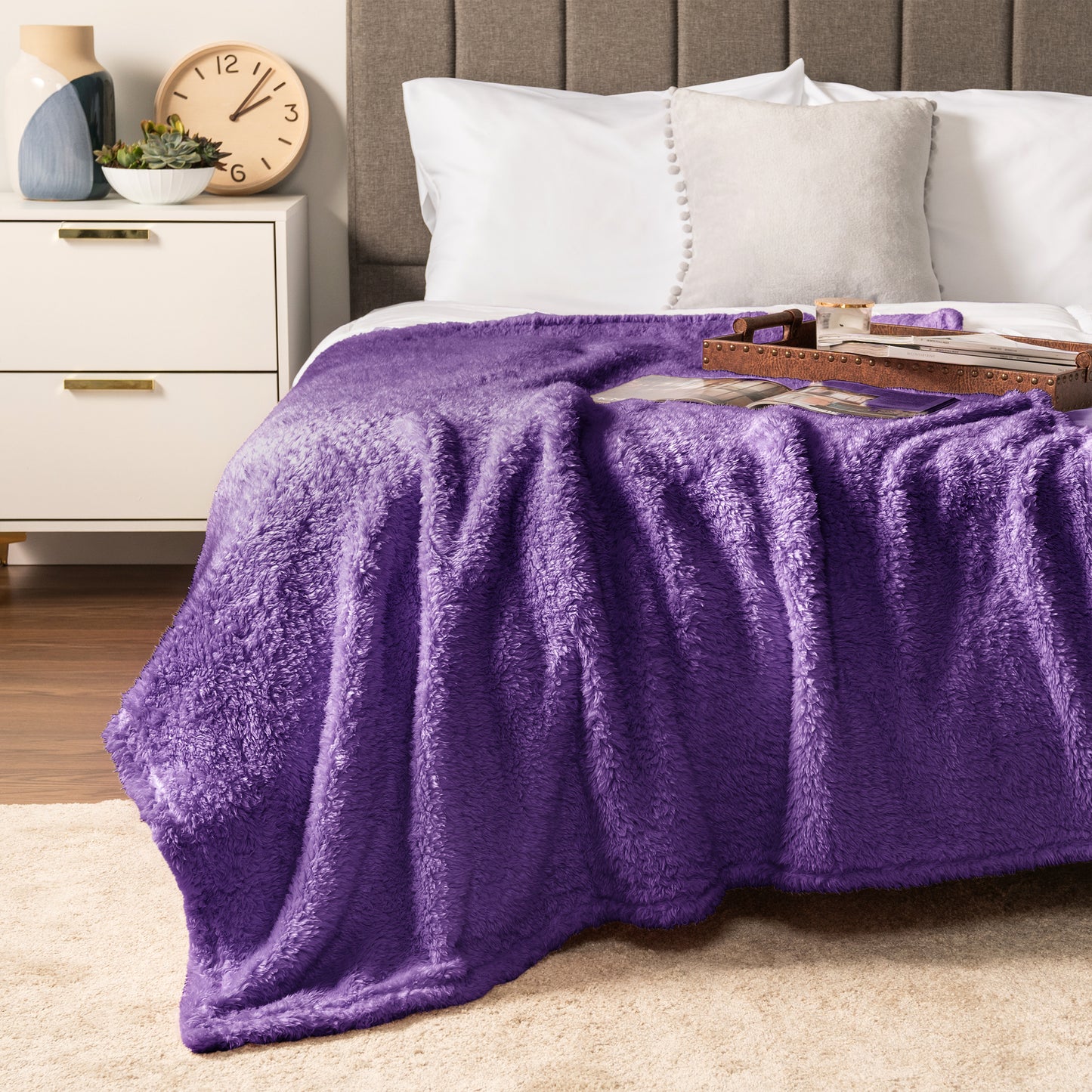 Plush Shaggy Sherpa Blanket