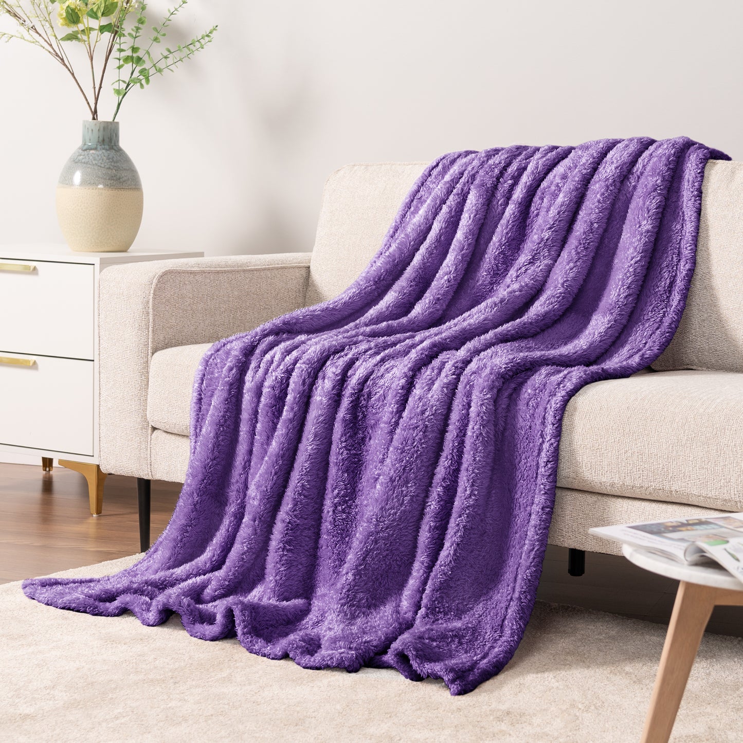 Plush Shaggy Sherpa Blanket