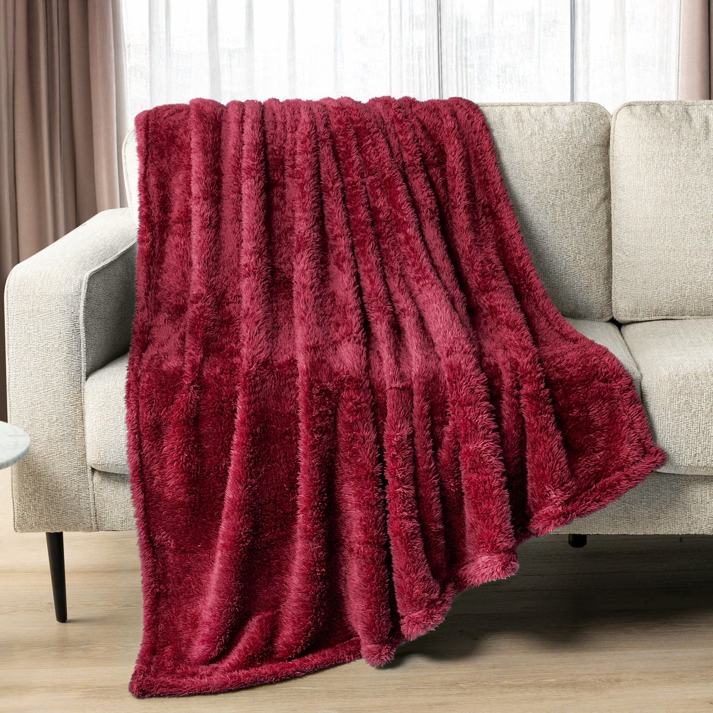 Plush Shaggy Sherpa Blanket