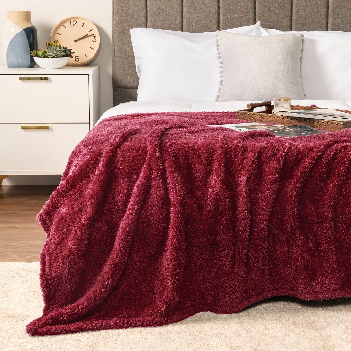 Plush Shaggy Sherpa Blanket