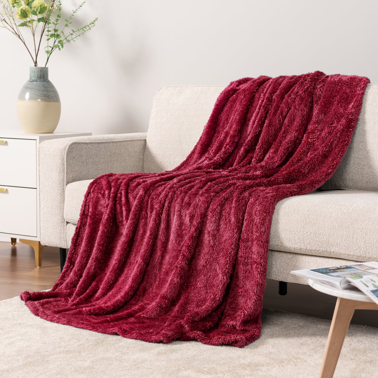 Plush Shaggy Sherpa Blanket
