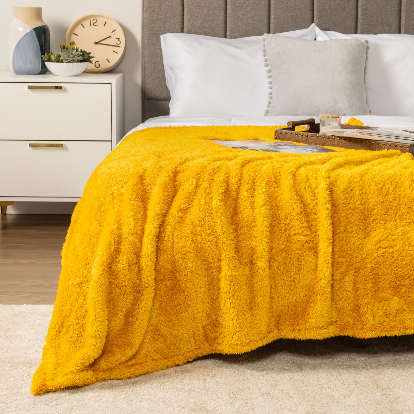 Plush Shaggy Sherpa Blanket
