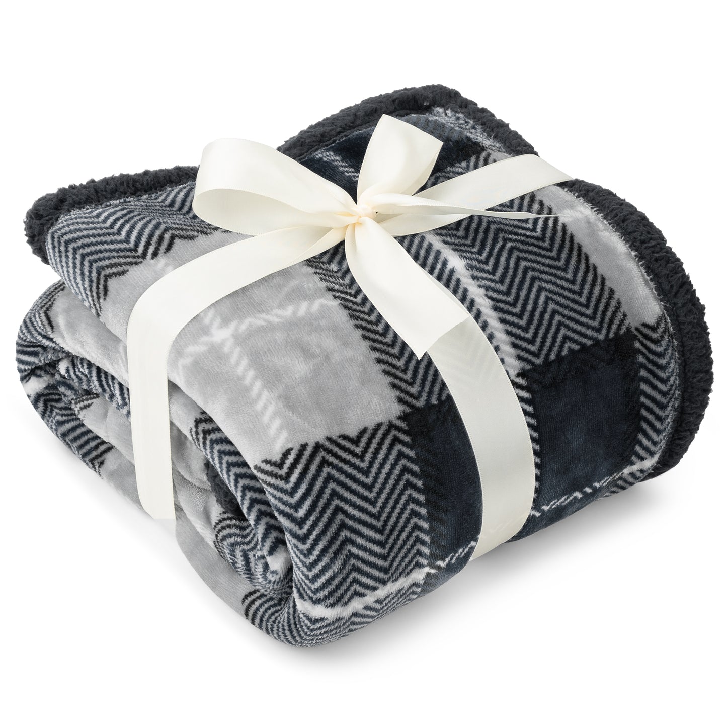 Plaid Sherpa Blanket