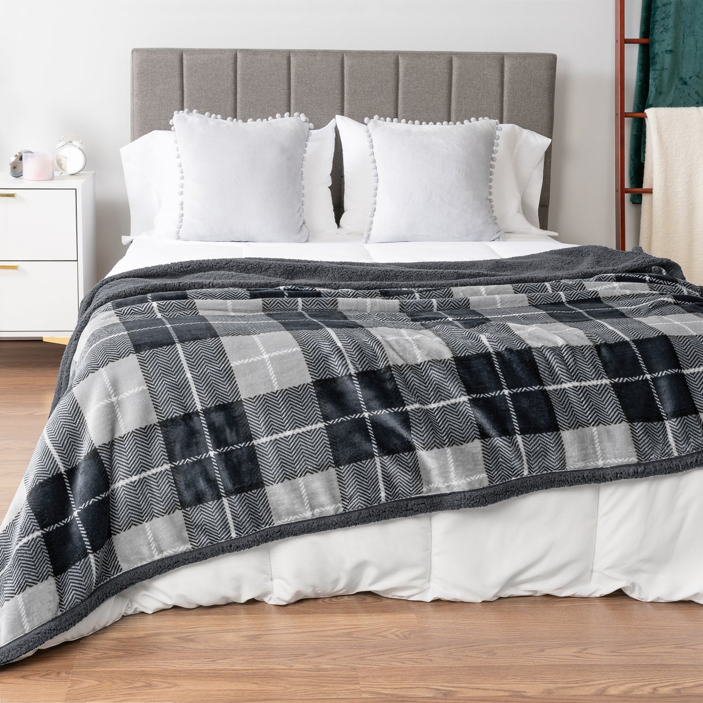 Plaid Sherpa Blanket