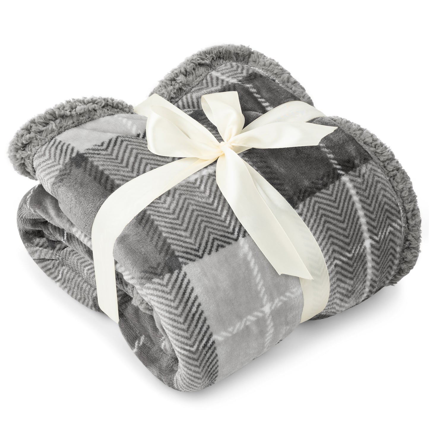 Plaid Sherpa Blanket