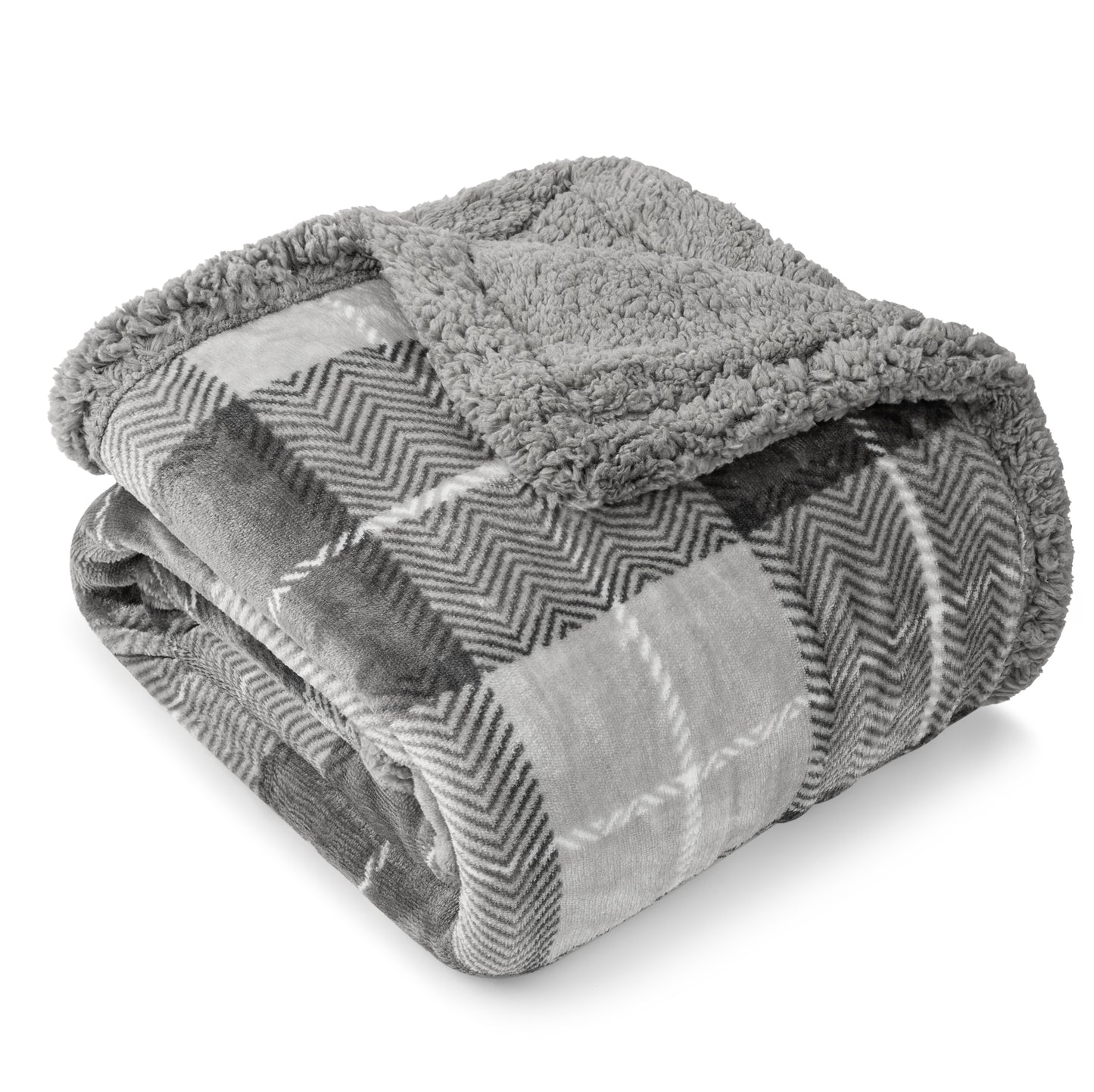 Plaid Sherpa Blanket