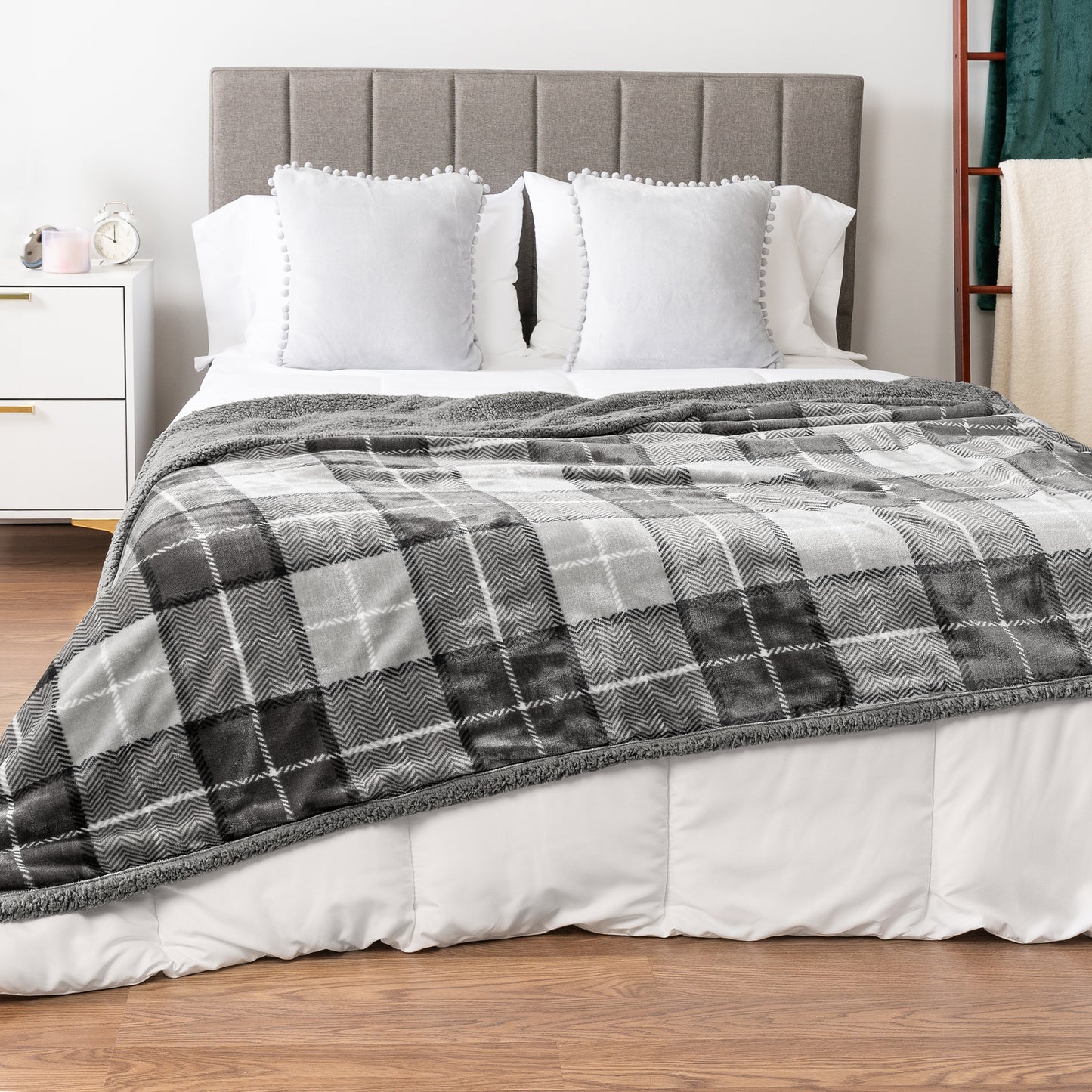 Plaid Sherpa Blanket