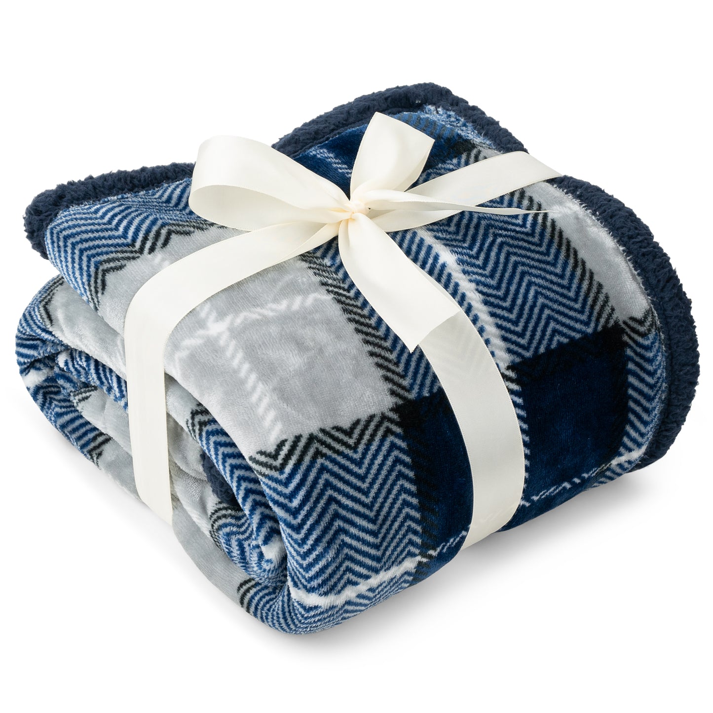 Plaid Sherpa Blanket