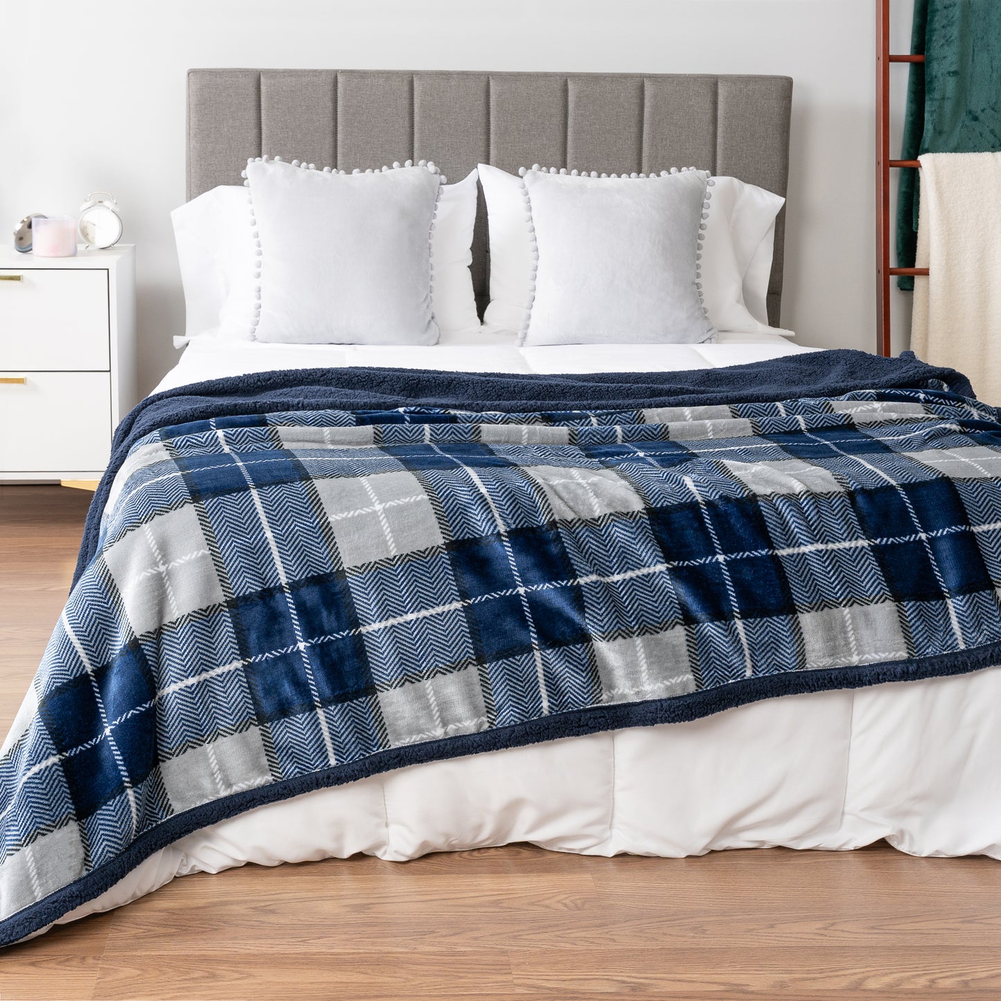 Plaid Sherpa Blanket