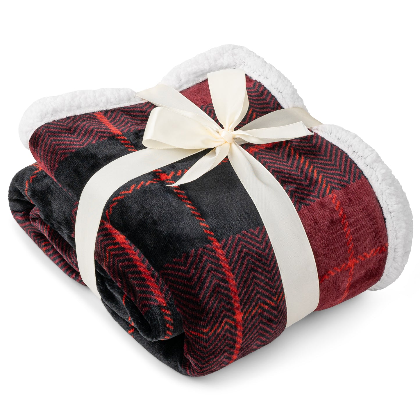 Plaid Sherpa Blanket