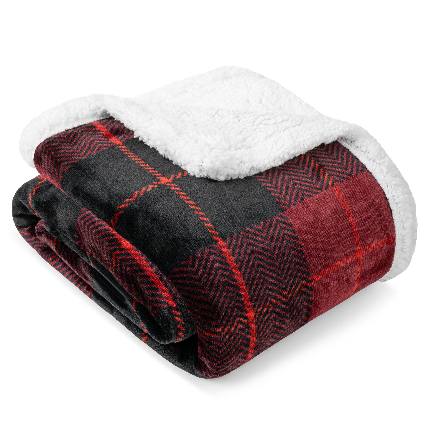 Plaid Sherpa Blanket