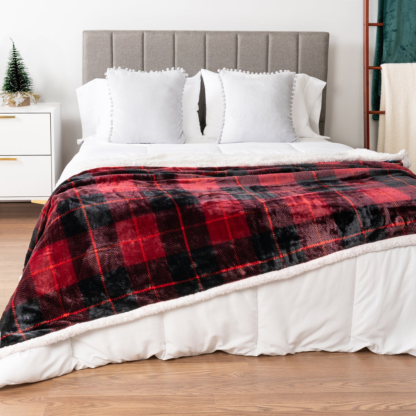 Plaid Sherpa Blanket