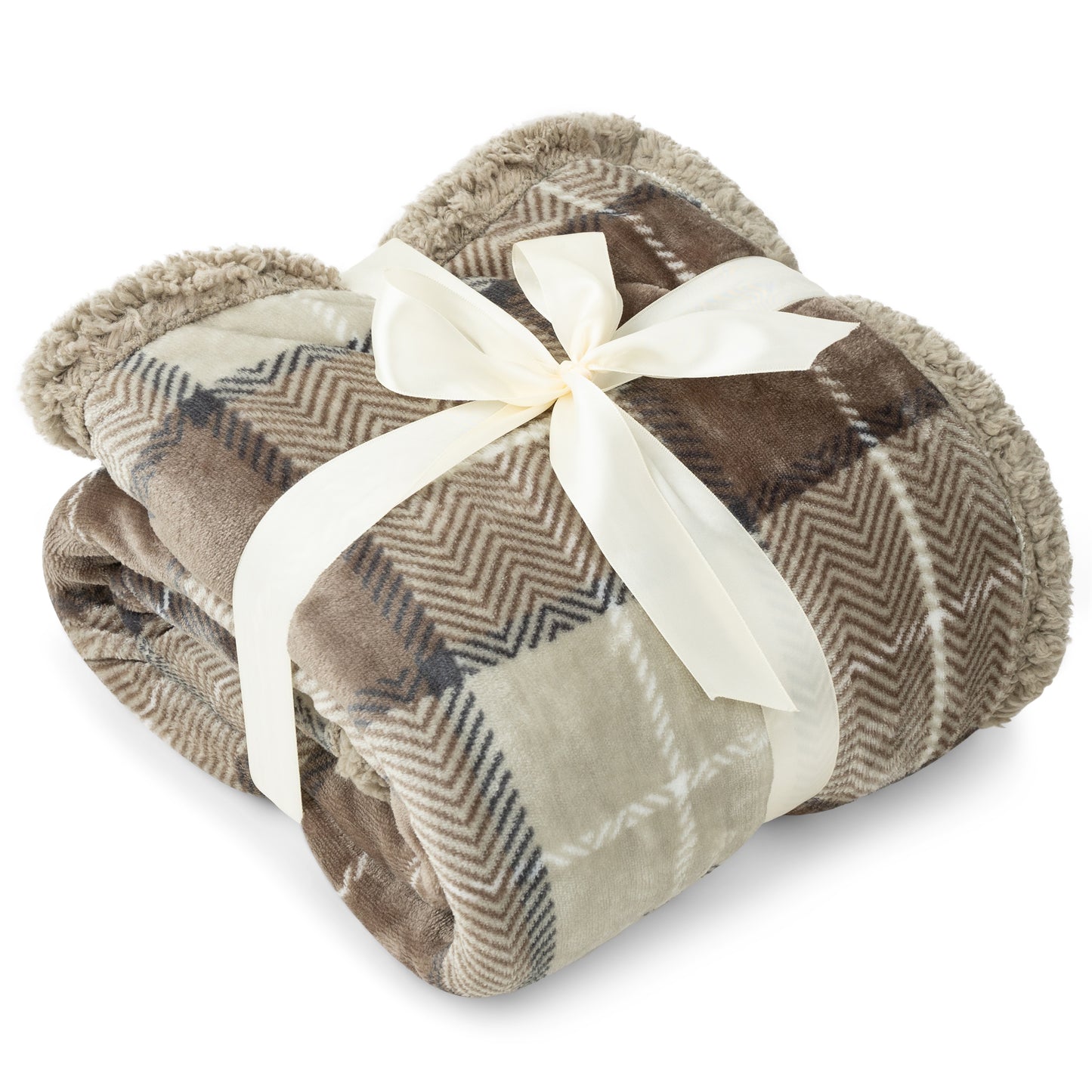 Plaid Sherpa Blanket