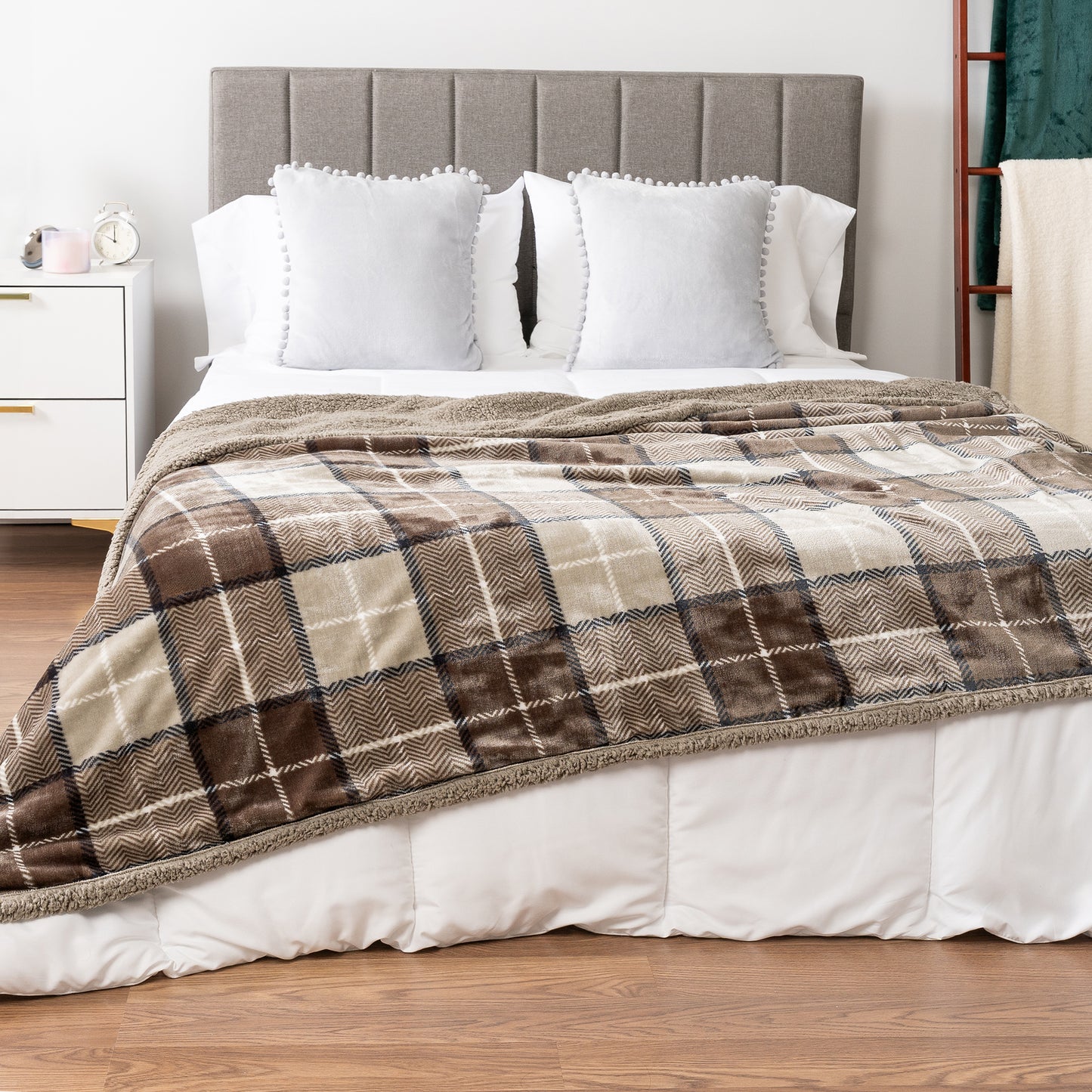 Plaid Sherpa Blanket