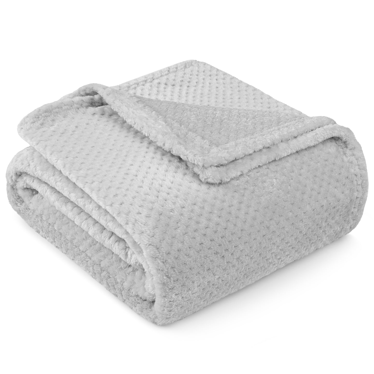 Waffle Textured Fleece Blanket