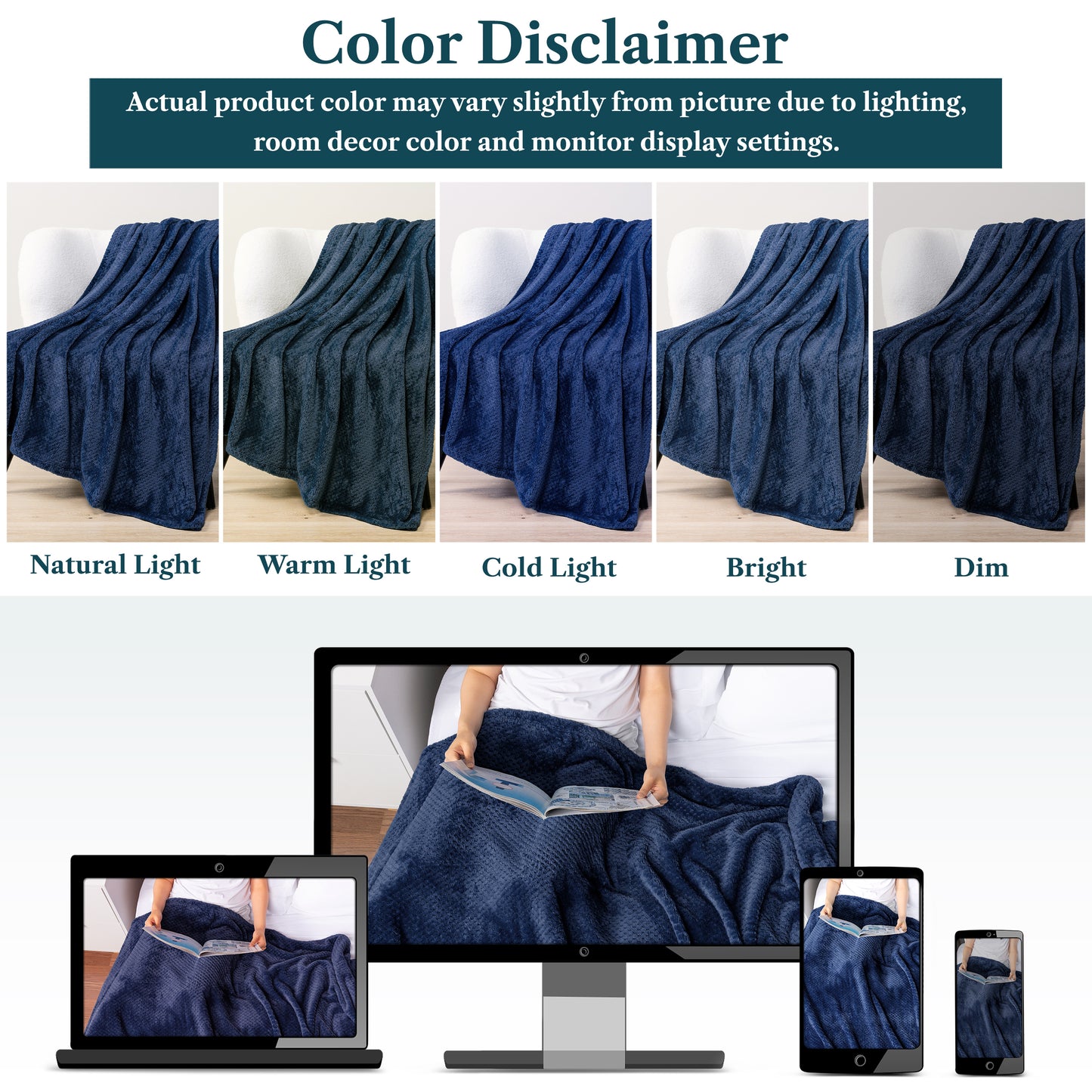 Waffle Textured Fleece Blanket