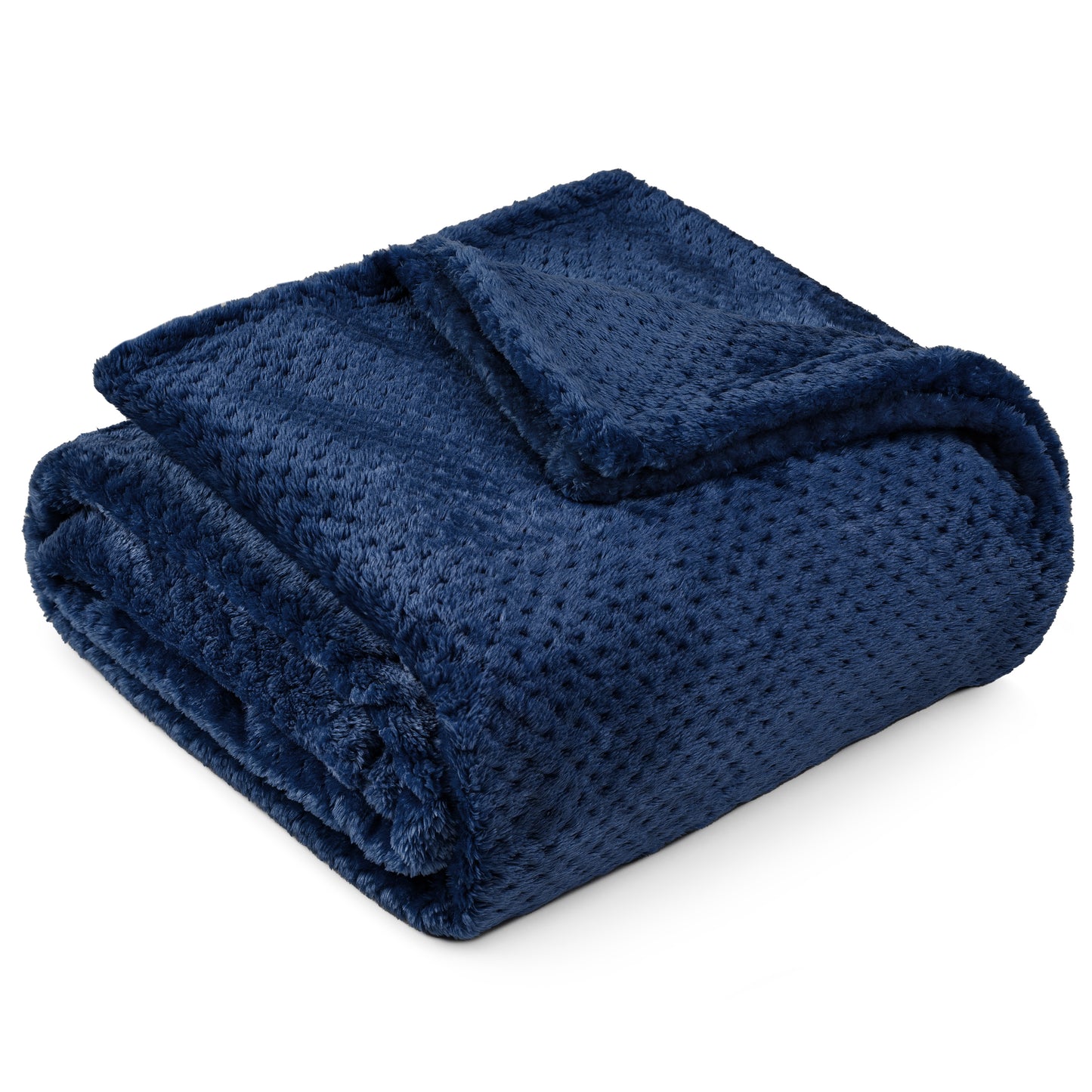 Waffle Textured Fleece Blanket