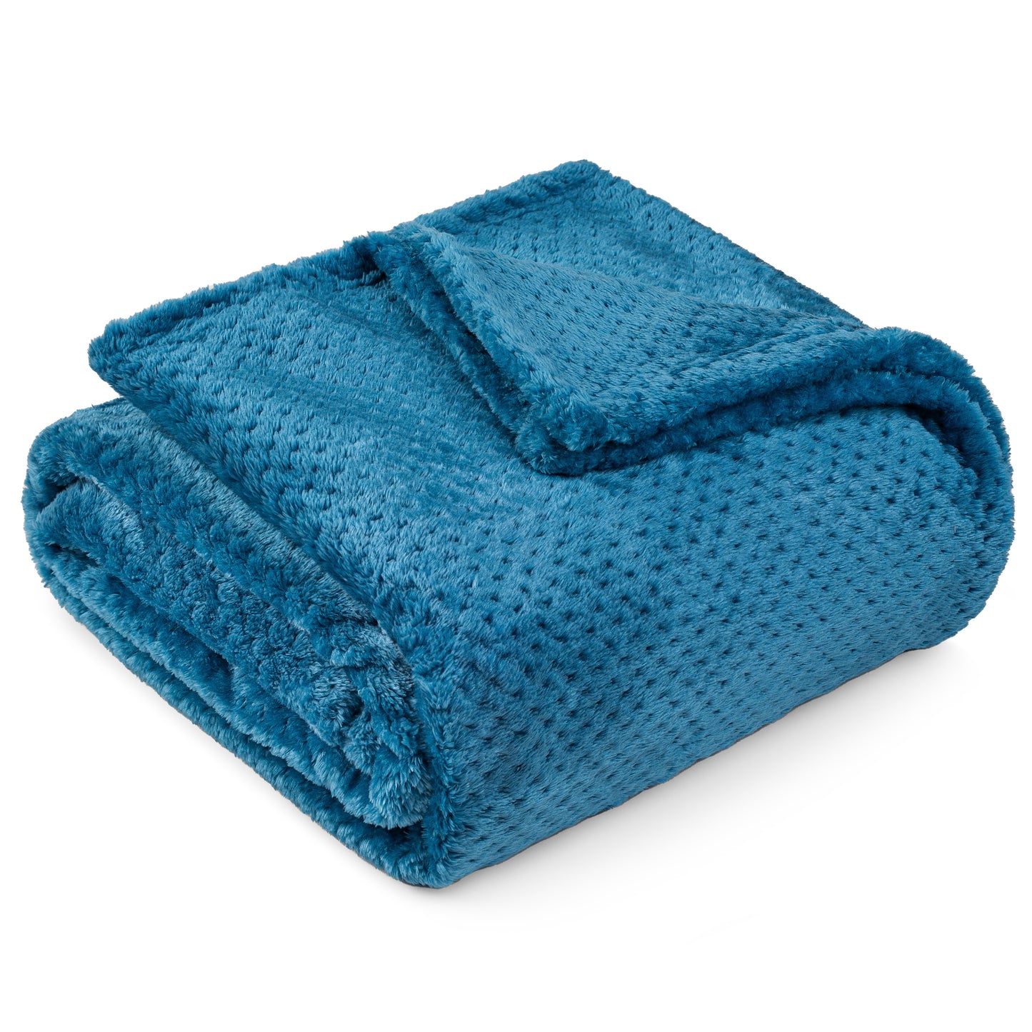 Waffle Textured Fleece Blanket