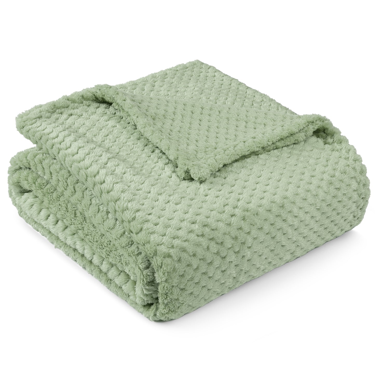 Waffle Textured Fleece Blanket