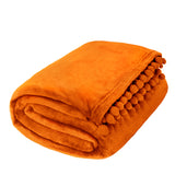 Pom Pom Fringe Throw Blanket