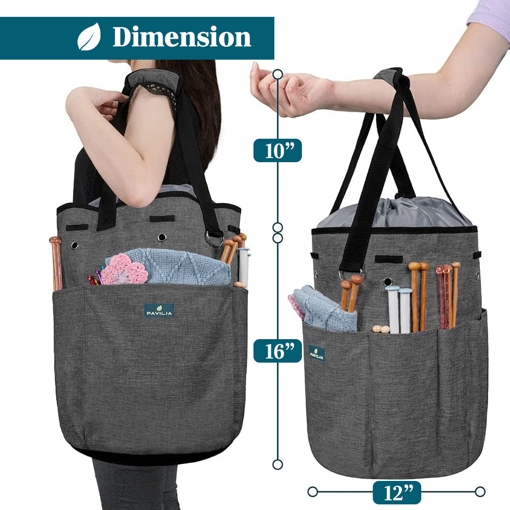 Beginner's Yarn Organizer Knitting Bag