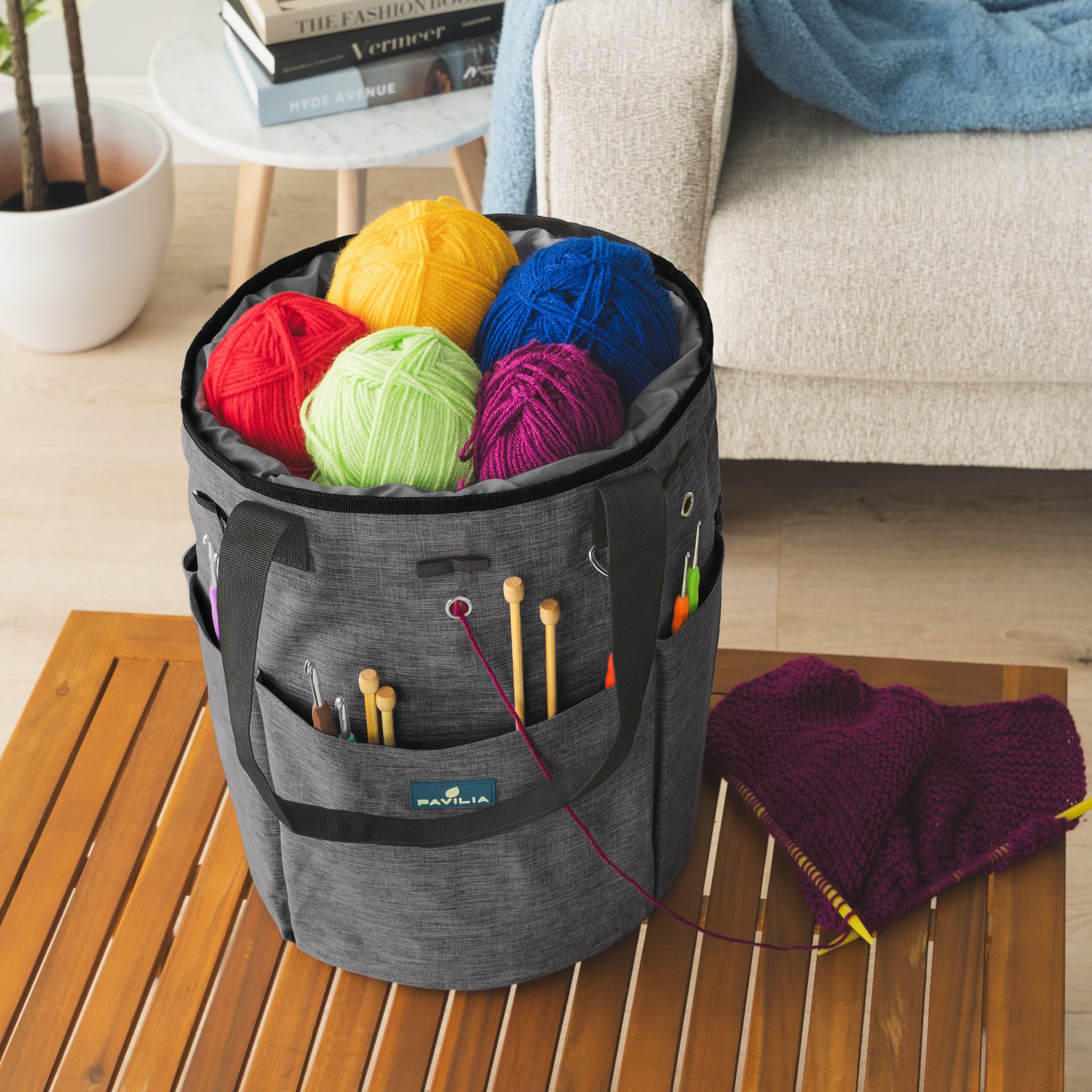 Beginner's Yarn Organizer Knitting Bag
