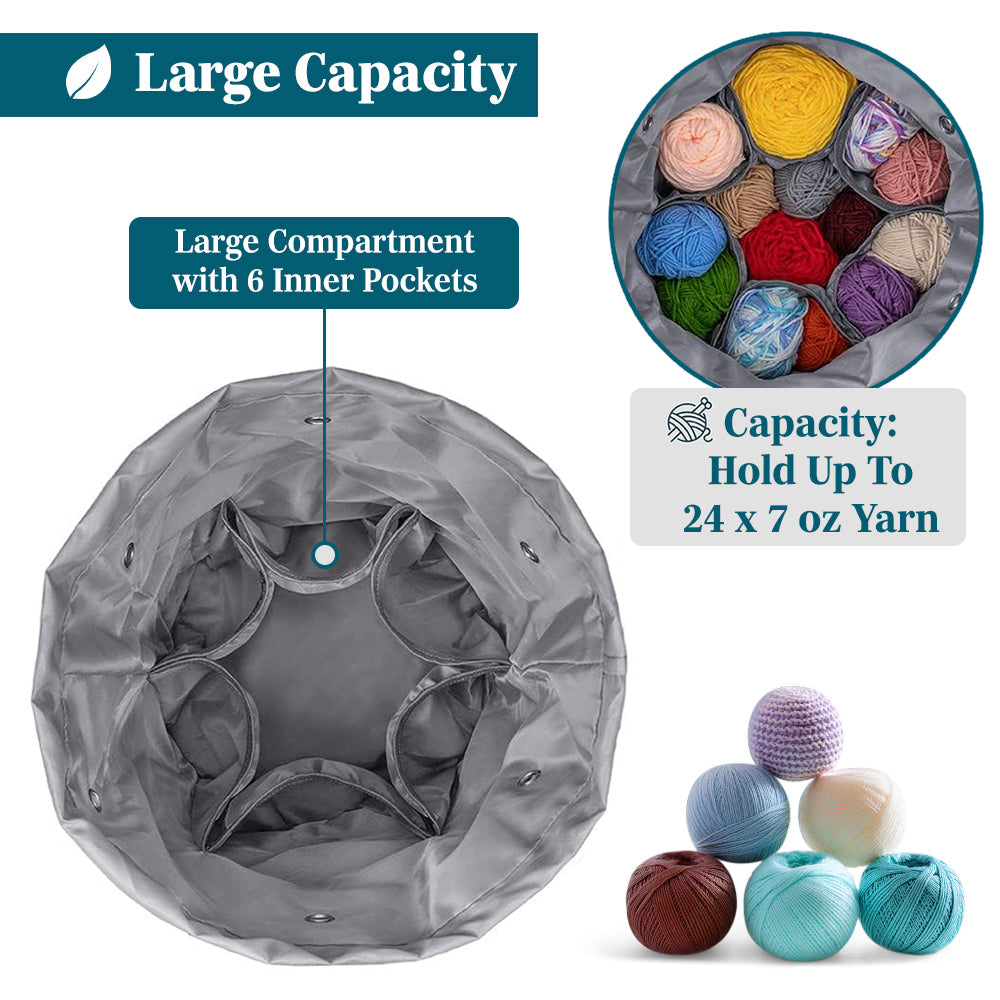 Beginner's Yarn Organizer Knitting Bag