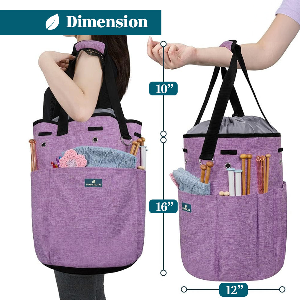 Beginner's Yarn Organizer Knitting Bag