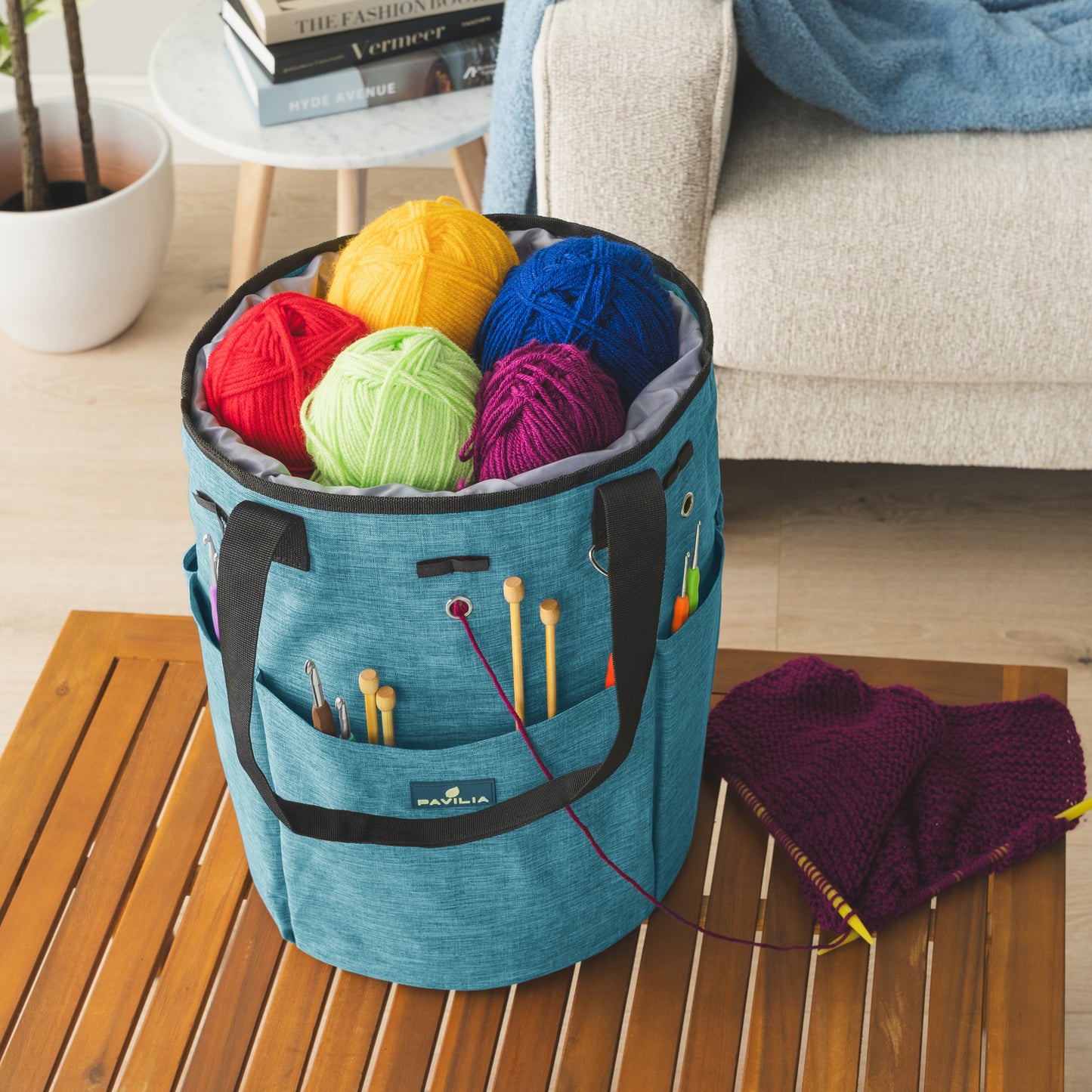 Beginner's Yarn Organizer Knitting Bag