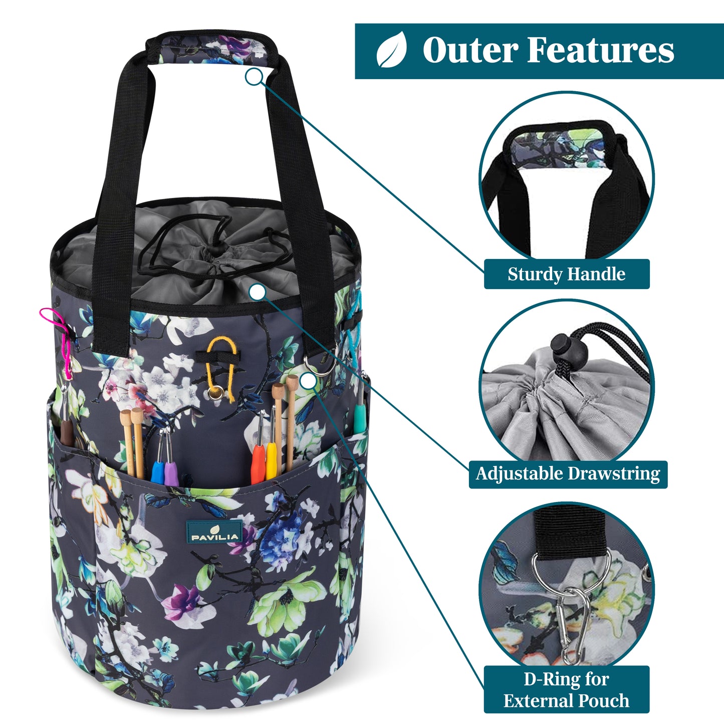 Beginner's Yarn Organizer Knitting Bag