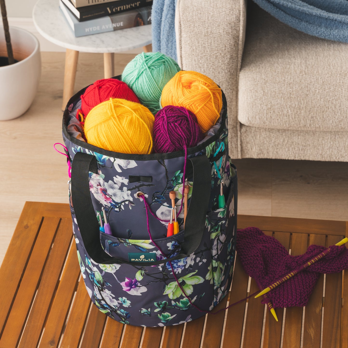 Beginner's Yarn Organizer Knitting Bag