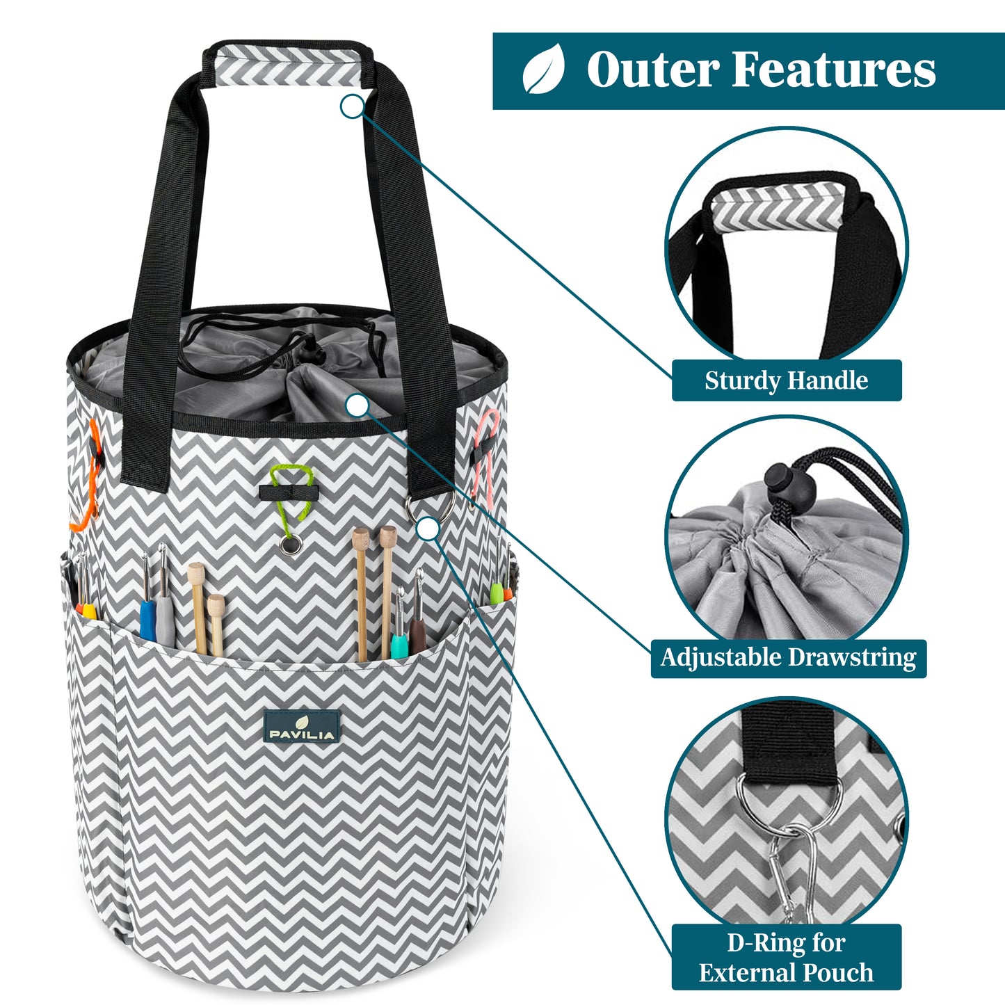 Beginner's Yarn Organizer Knitting Bag