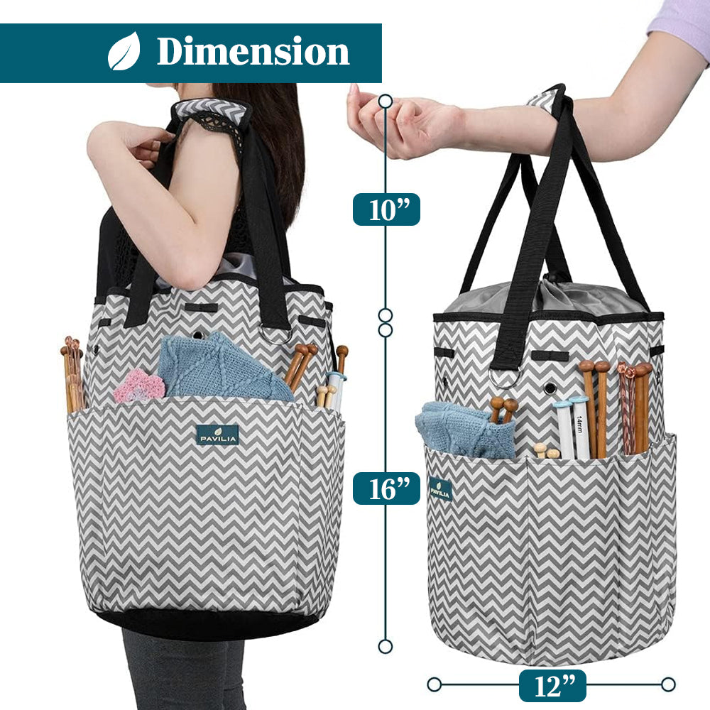 Beginner's Yarn Organizer Knitting Bag