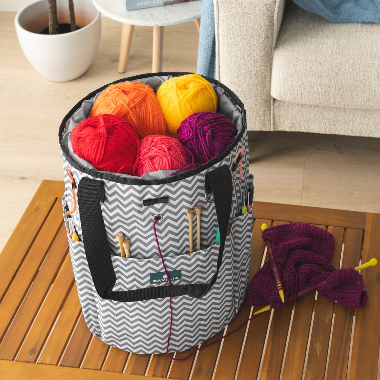 Beginner's Yarn Organizer Knitting Bag