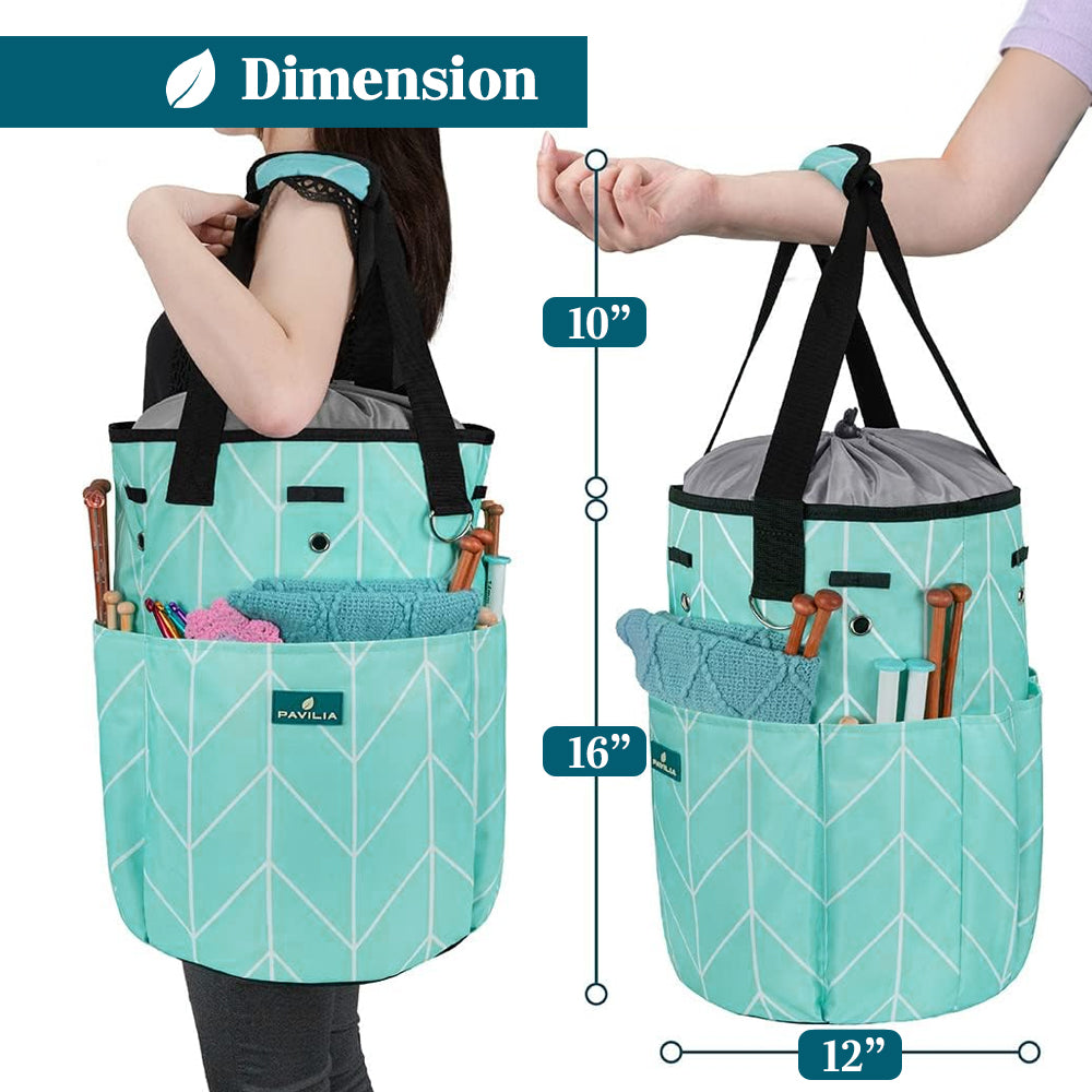 Beginner's Yarn Organizer Knitting Bag