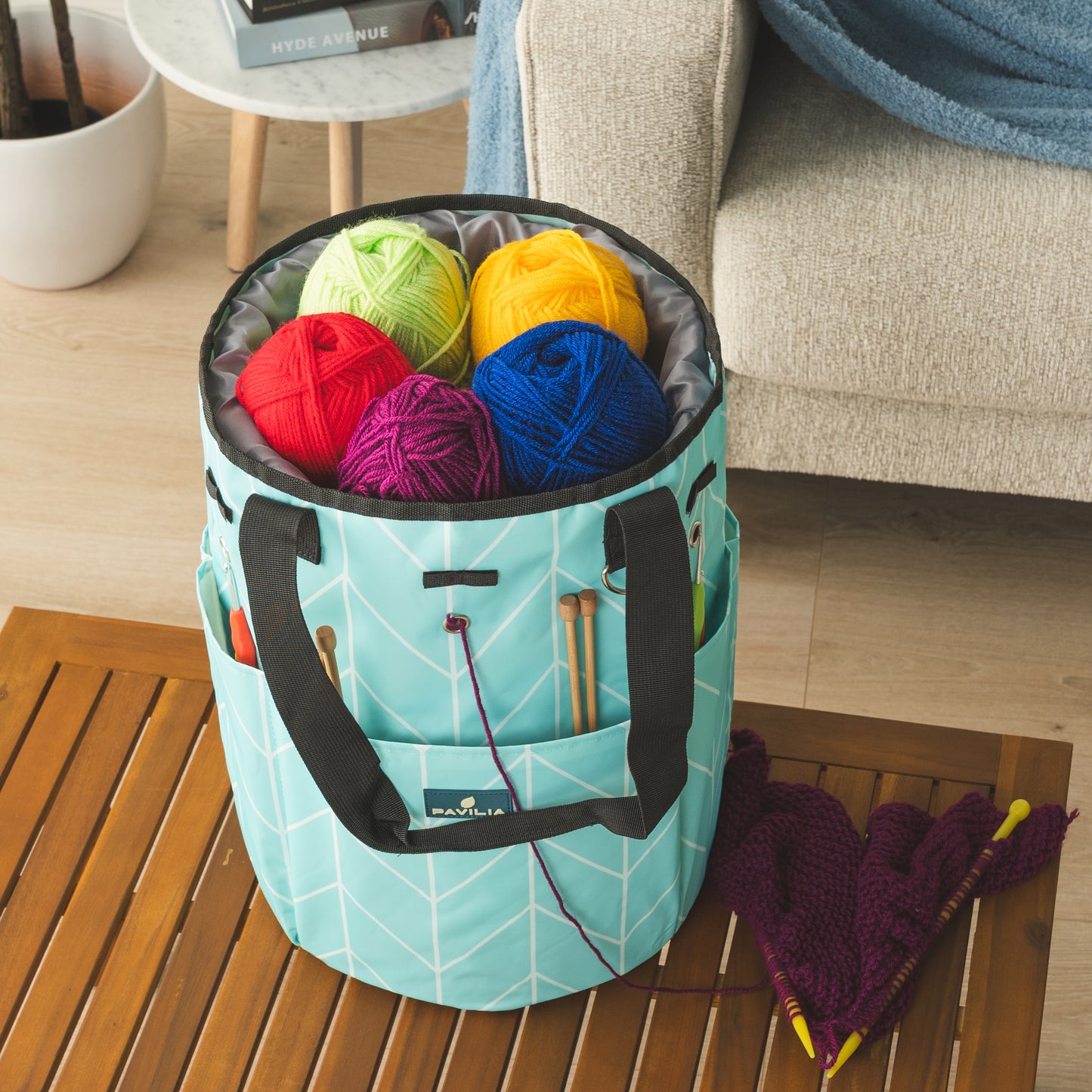 Beginner's Yarn Organizer Knitting Bag
