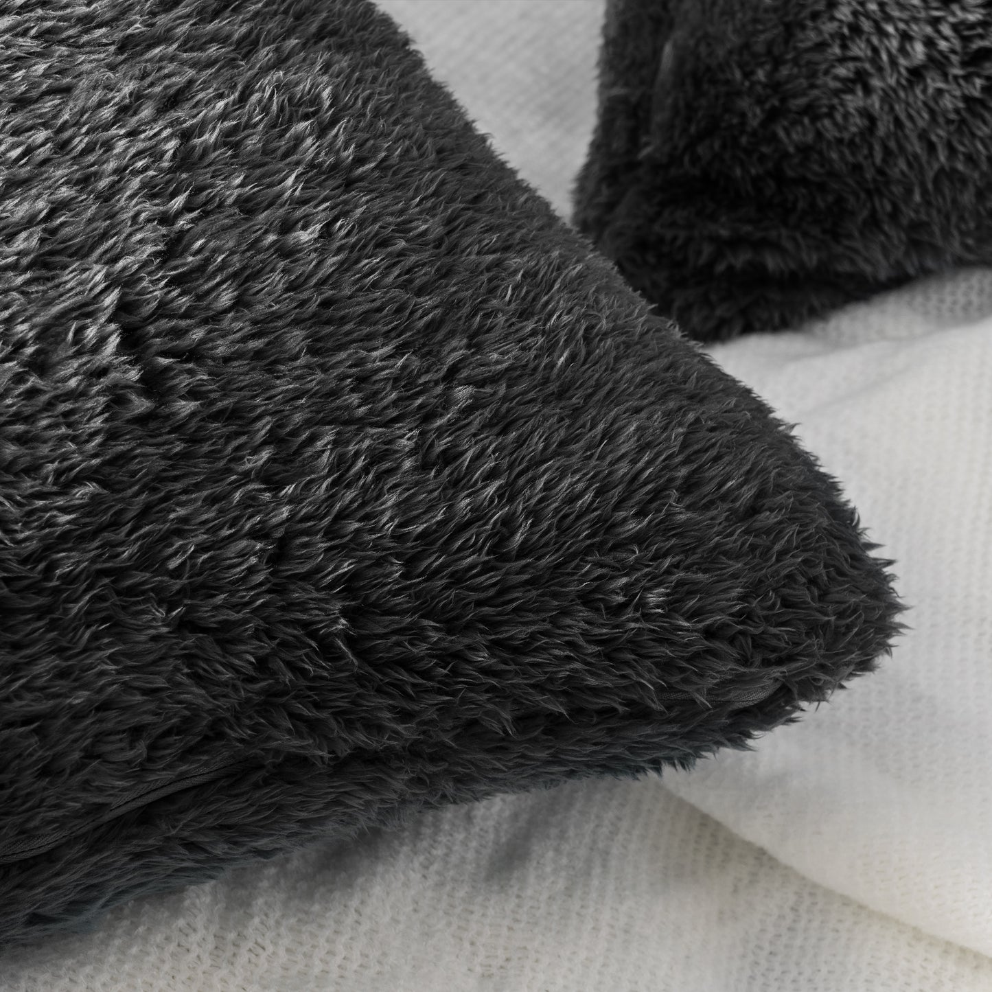 Sherpa Fleece Pillow Cover - Set of 2