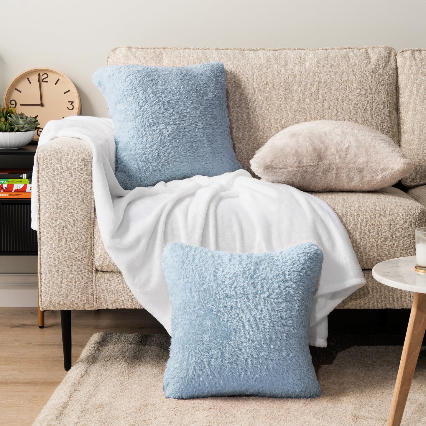 Sherpa Fleece Pillow Cover - Set of 2