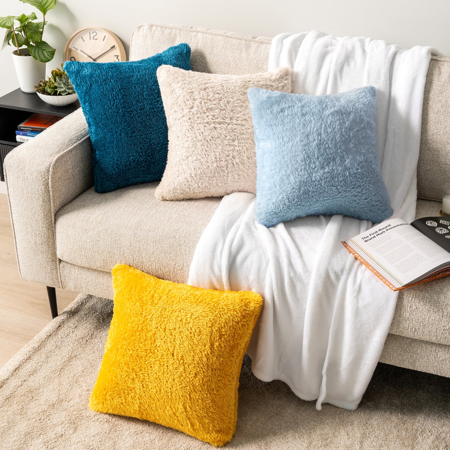 Sherpa Fleece Pillow Cover - Set of 2