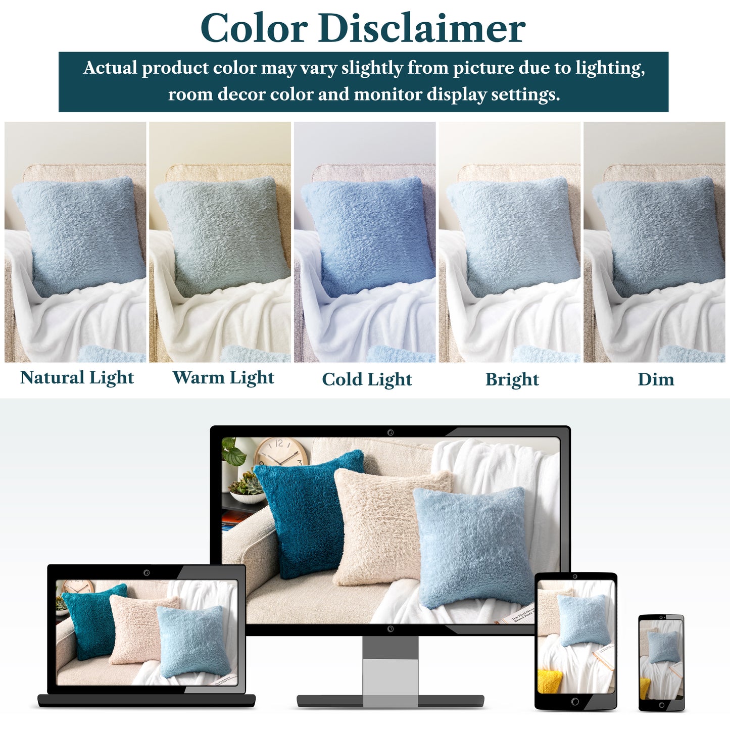 Sherpa Fleece Pillow Cover - Set of 2