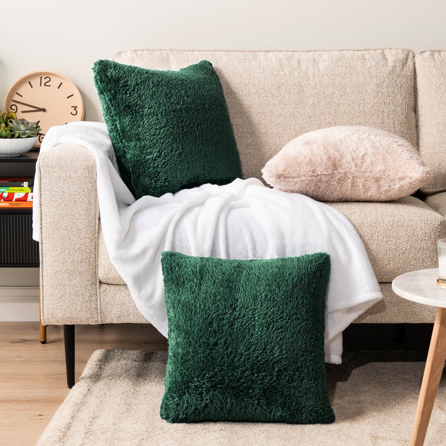 Sherpa Fleece Pillow Cover - Set of 2