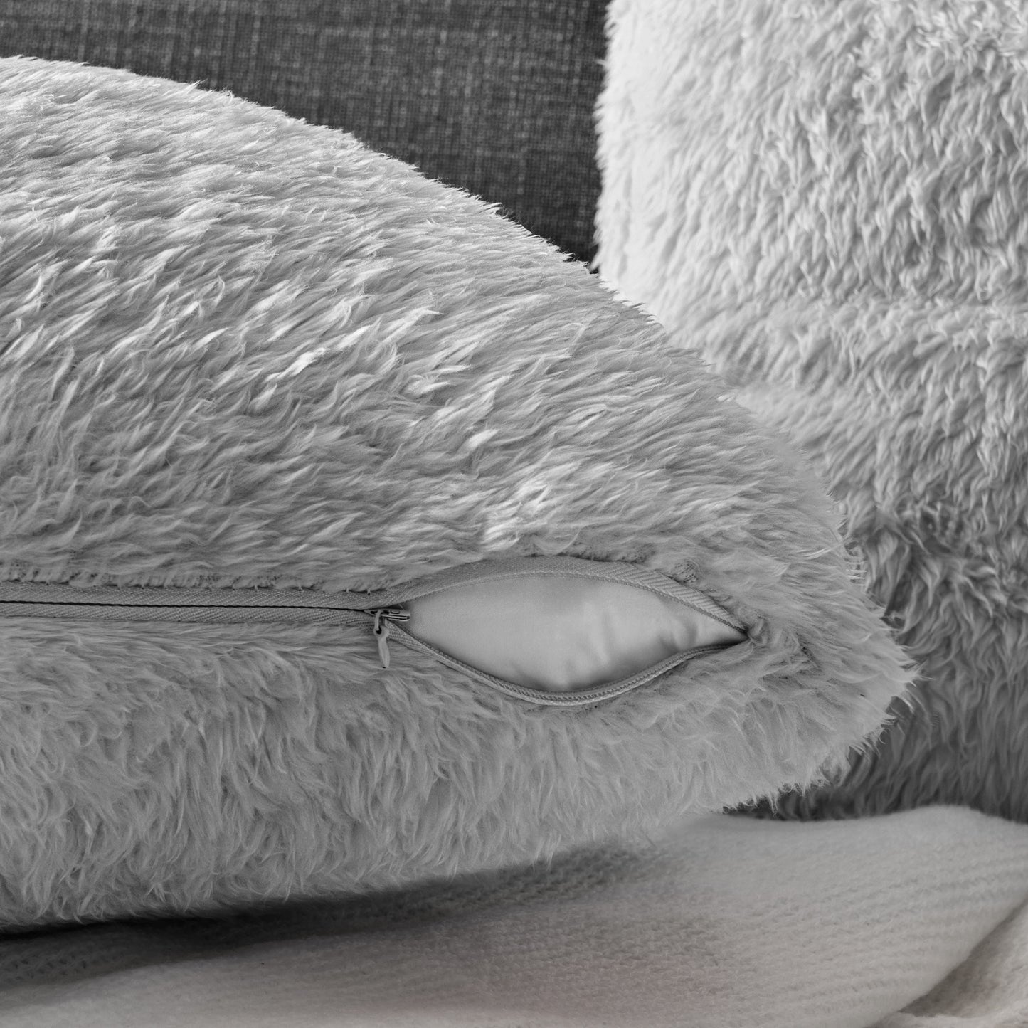 Sherpa Fleece Pillow Cover - Set of 2