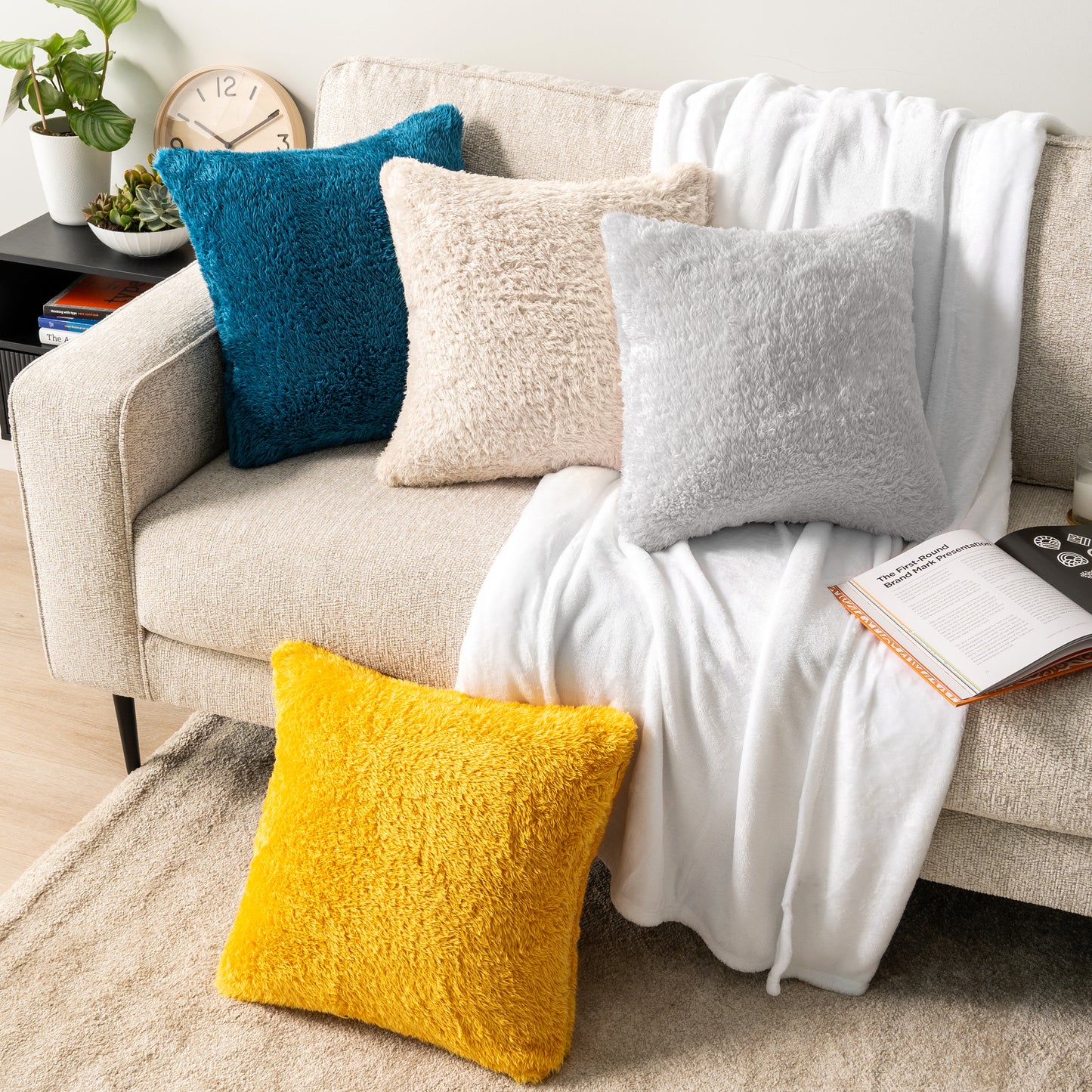 Sherpa Fleece Pillow Cover - Set of 2